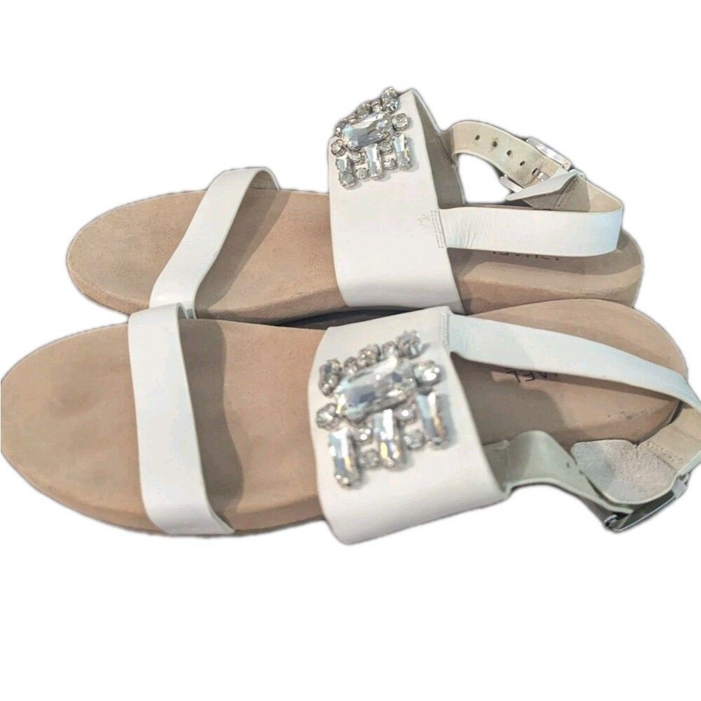 Michael Michael Kors Women's Luna Sandal White Sz 10 Summer Spring Easter Sandal
